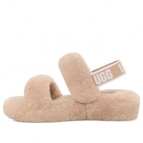 (WMNS) UGG Oh Yeah Slide 'Driftwood' - 1107953-DRI