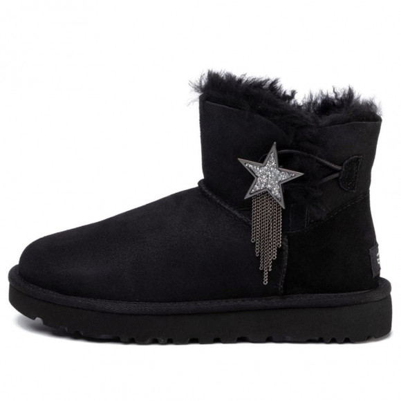 (WMNS) UGG Mini Bailey Star Snow Boots Black - 1108930-BLK