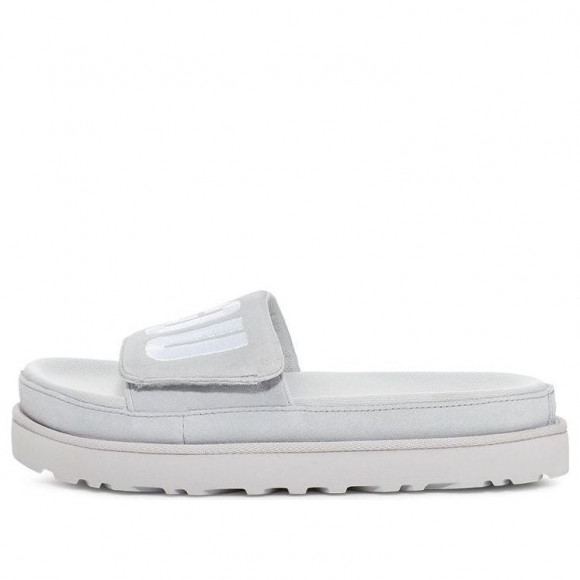 (WMNS) UGG Laton Fur Slide 'Grey' - 1110110-MGSD