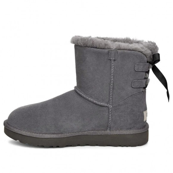 (WMNS) UGG Mini Continuity Bow 'Grey' - 1110705-CHRC