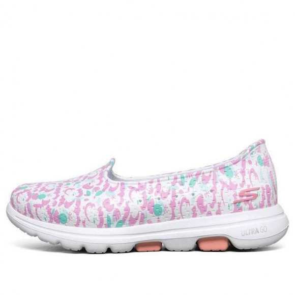 (WMNS) Skechers Go Walk 5 'White Pink' - 111106-WMLT