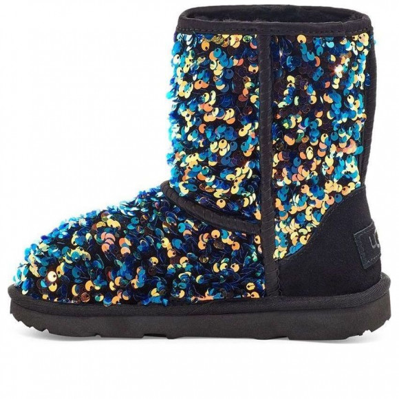 (PS) UGG Classic II Stellar Sequin 'Black' - 1112244K-BLK