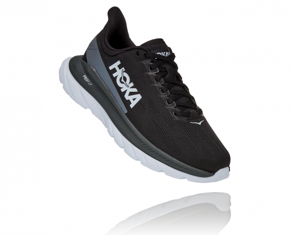 HOKA Mach 4 Schuhe für Damen in Black/Dark Shadow Größe 40 2/3 | Straße - 1113529-BDSD-08.5B