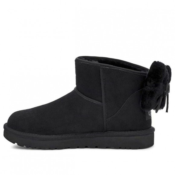 (WMNS) UGG Classic Mini Bow 'Black' - 1116099-BLK