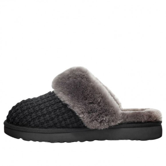 (WMNS) UGG Cozy Slipper 'Black' - 1117659-BLK