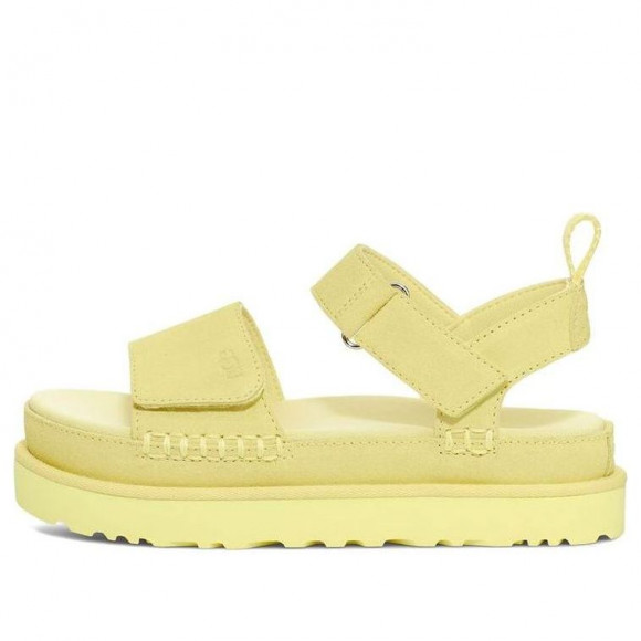 (WMNS) ugg Women Goldenstar Platform Sandal 'Lemon Yellow' - 1117954-LELI