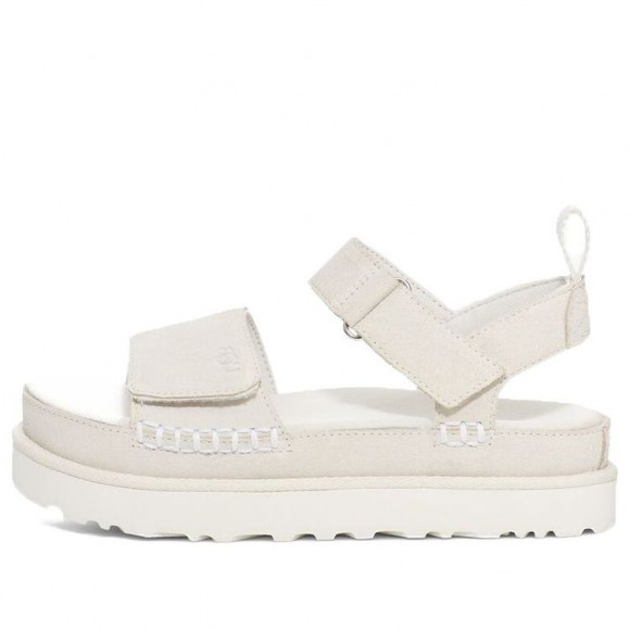 (WMNS) UGG Goldenstar Flatform Sandal 'White' - 1117954-WHT