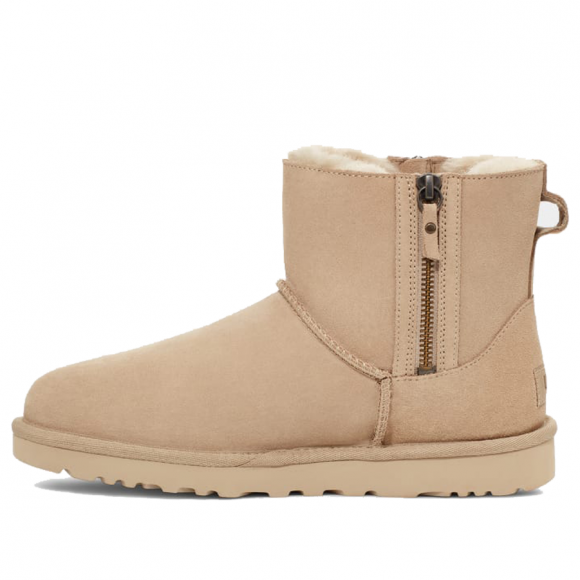 (WMNS) UGG Classic Mini Double Zip 'Mustard Seed' - 1118853-MDSD