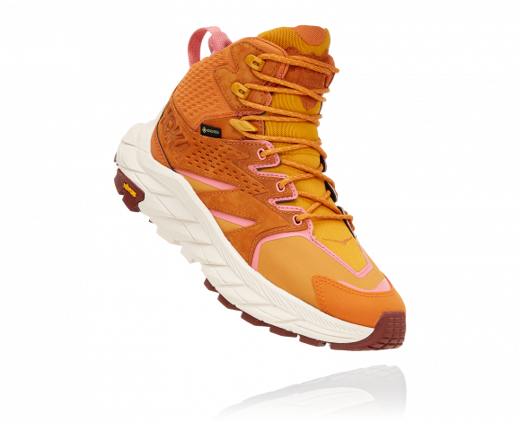 HOKA Anacapa Mid GORE-TEX Chaussures pour Femme en Desert Sun Taille 37 1/3 | Randonnée - 1119372-DSGYL-06B