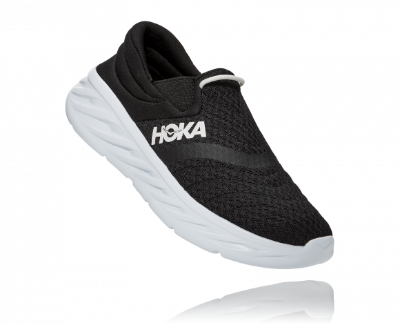 HOKA Ora Recovery Shoe 2 pour Femme en Black Taille 40 | Recovery - 1119398-BWHT-08