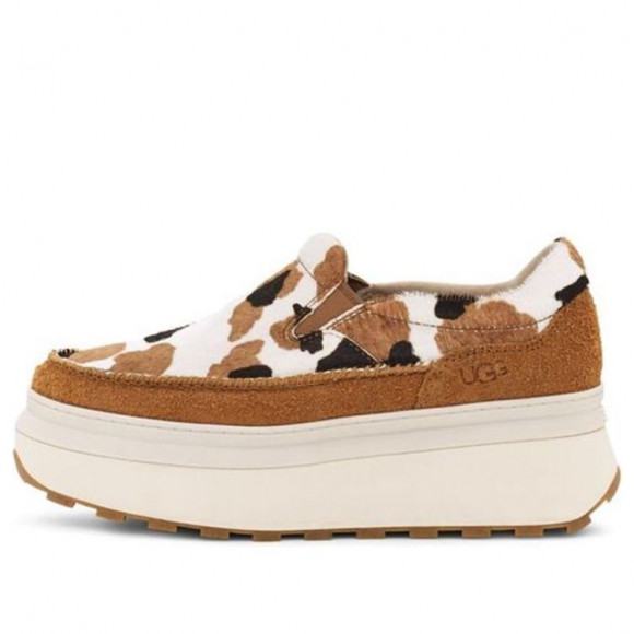 (WMNS) UGG Marin Slip on Cow Print 'Chestnut' - 1120721-CHE