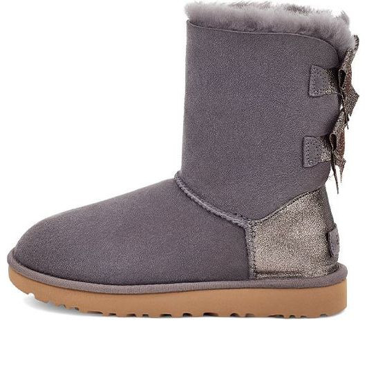 (WMNS) UGG Bailey Bow Glitz 'Purple Grey' - 1120884-SHA