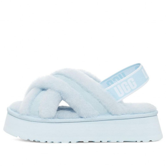 (WMNS) UGG Disco Cross slides 'Blue' - 1121550-CRK