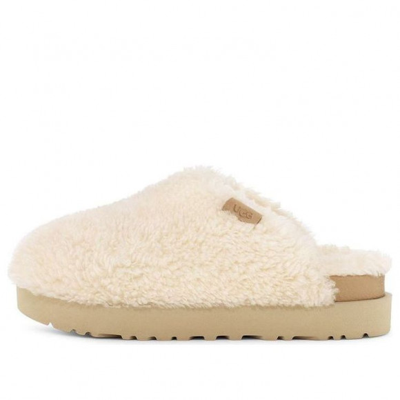 (WMNS) UGG Fuzz Sugar Slide 'Natural' - 1121634-NAT