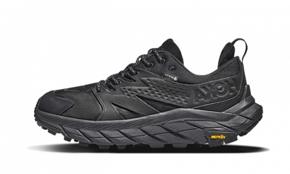 HOKA Men's Anacapa Low Gore-Tex Hiking Shoes in Black/Black - 1122017-BBLC