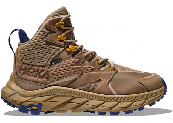 HOKA Men's Anacapa Mid GORE-TEX Hiking Shoes in Dune/Elmwood - 1122018-DELM