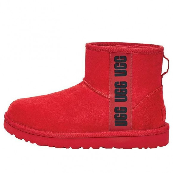 (WMNS) UGG Mini Side Logo 'Red' - 1122558-RBRD