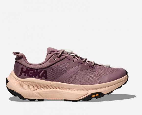 HOKA Women's Transport Hiking Shoes in Classic Mauve/Dawn Light - 1123154-CVD