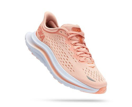 HOKA Women's Kawana Shoes in Peach Parfait/Shell Coral