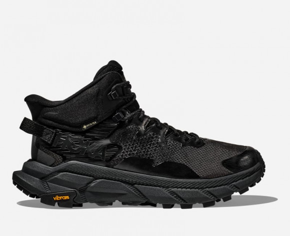 HOKA Men's Trail Code GORE-TEX Hiking Shoes in Black/Raven - 1123165F-BRVN