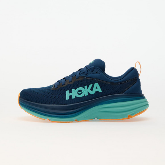 HOKA Bondi 8 Chaussures pour Homme en Midnight/Shoreline | Route - 1123202-MTSH