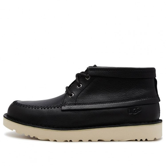 UGG Campout Chukka Uld 'Black Leather' - 1123637-BLLE