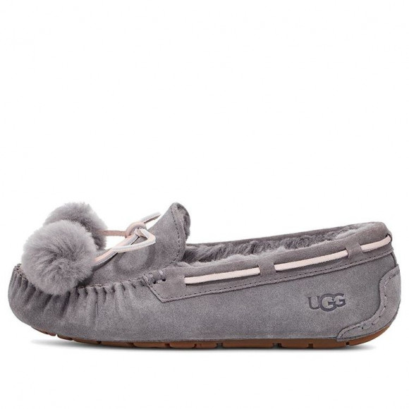 (WMNS) UGG Dakota Bow Pom 'Shade' - 1124030-SHA