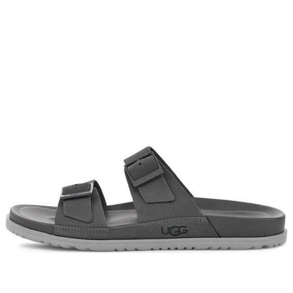 UGG Wainscott Buckle Slide 'Dark Grey' - 1124901-DGRY