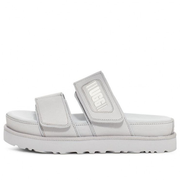 (WMNS) UGG Greer Platform Slide 'Metallic Grey' - 1125039-MGLH