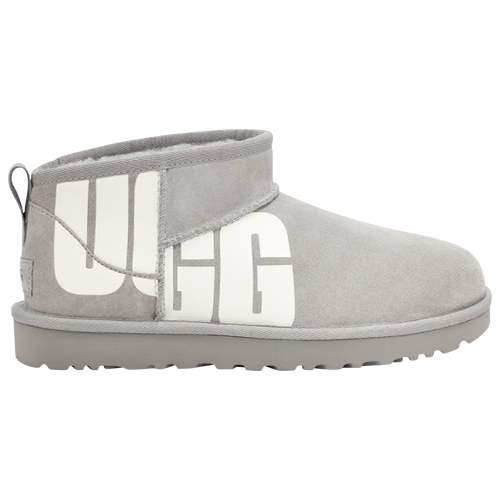 UGG Classic Ultra Mini Chopped - Women's Outdoor Boots - Cobble / White / Grey - 1126373-CBB