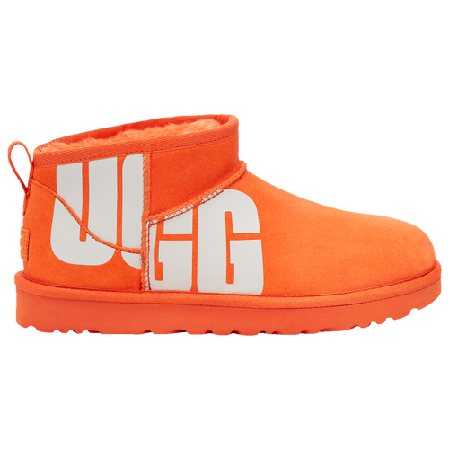 UGG Classic Ultra Mini Chopped - Women's Outdoor Boots - Orange / White - 1126373-OGS