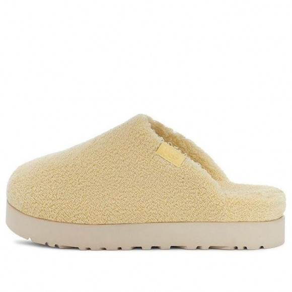 (WMNS) UGG Fuzz Sugar Terry Slide 'Banana Pudding' - 1126386-BPDD