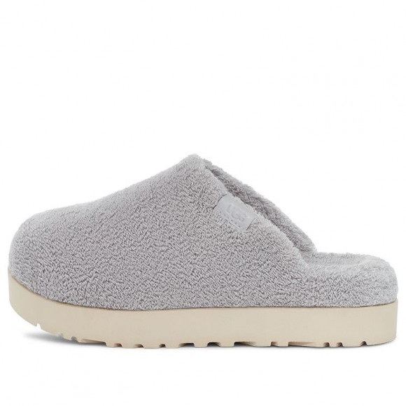 (WMNS) UGG Fluff Yeah Slide 'Metallic Grey' - 1126386-MGR