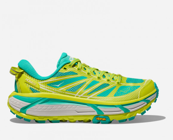 HOKA Mafate Speed 2 Chaussures en Hoka Citrus/Electric Aqua | Lifestyle - 1126851-HCT