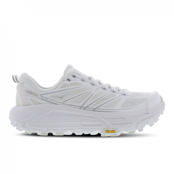 HOKA Mafate Speed 2 Shoes in White/Lunar Rock - 1126851-WLRC