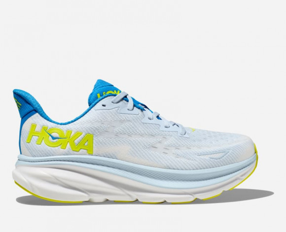 HOKA Clifton 9 Chaussures en Ice Water/Evening Primrose | Route - 1127895-IWEP