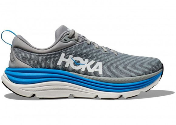 HOKA Men's Gaviota 5 Running Shoes in Limestone/Diva Blue - 1127929-LDVB