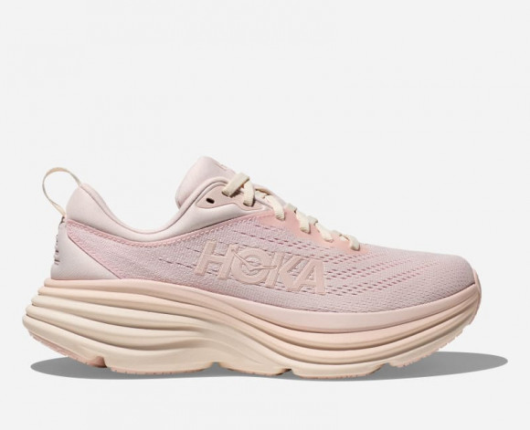 HOKA Bondi 8 Schuhe für Damen in Cosmic Pearl/Cosmic Pearl | Straße - 1127952-CCPR