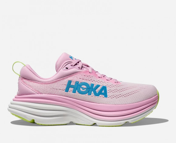 HOKA Bondi 8 Schuhe für Damen in Pink Twilight/Waterpark | Straße - 1127952-PTWL