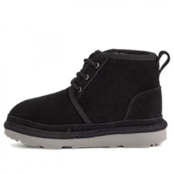 (GS) UGG Neumel Graphic Boot 'Black Grey Suede' - 1130787K-BGSD