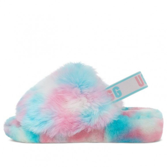 (WMNS) UGG Fluff Yeah Slide 'Blue Pink' - 1131770-PID