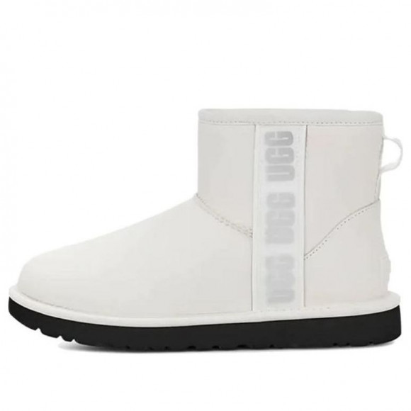 (WMNS) UGG Classic Mini Side Logo Boot 'Ultra Matte White' - 1133490-UMWH