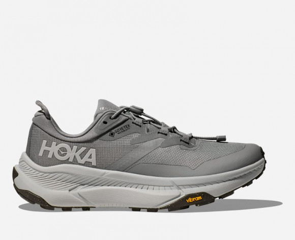 HOKA Men's Transport GORE-TEX Hiking Shoes in Galactic Grey/Stardust - 1133957F-GLCT