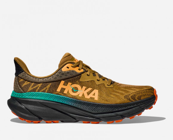 HOKA Men's Challenger 7 Road Running Shoes in Honey/Black - 1134497-HLC