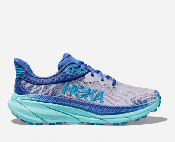 HOKA Women's Challenger 7 Running Shoes in Ether/Cosmos