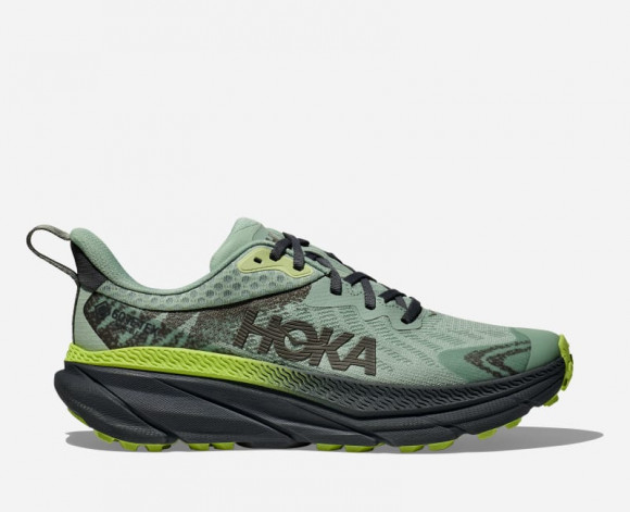 HOKA Men's Challenger 7 GORE-TEX Trail Shoes in Aloe Vera/Lettuce - 1134501F-ALVR