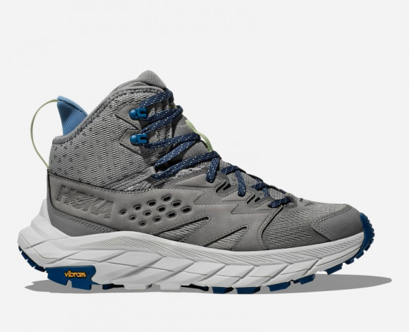 HOKA Anacapa Breeze Mid Chaussures pour Homme en Galactic Grey/Cosmic Grey | Randonnée - 1134505-GCS