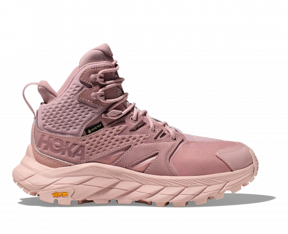 HOKA Anacapa Mid GORE-TEX Hiking Shoes in Pale Mauve/Peach Whip - 1134984-PMPW