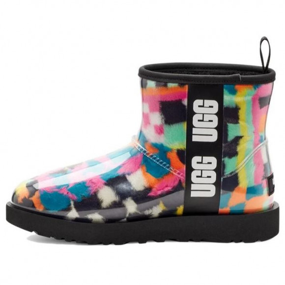 (WMNS) UGG Classic Clear Mini Boot Checks 'Black Multi' - 1135530-BLKM