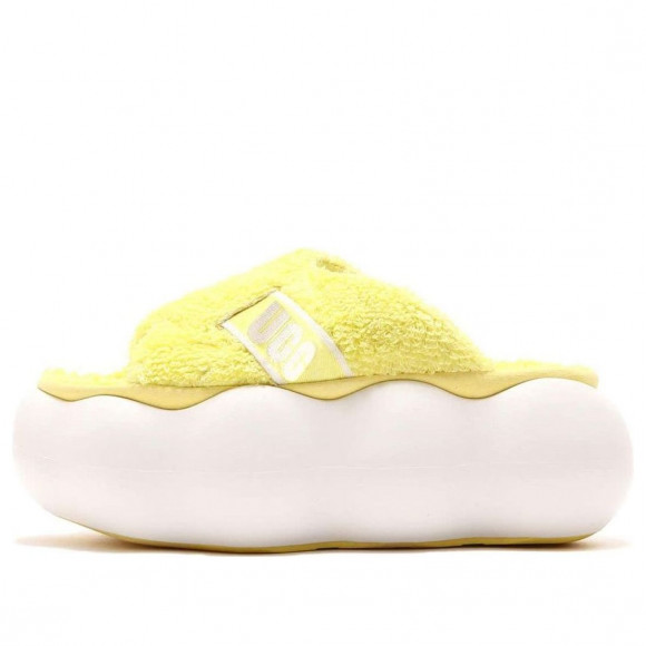 (WMNS) UGG Sugarcloud Slide 'Yellow White' - 1138178-SYYL